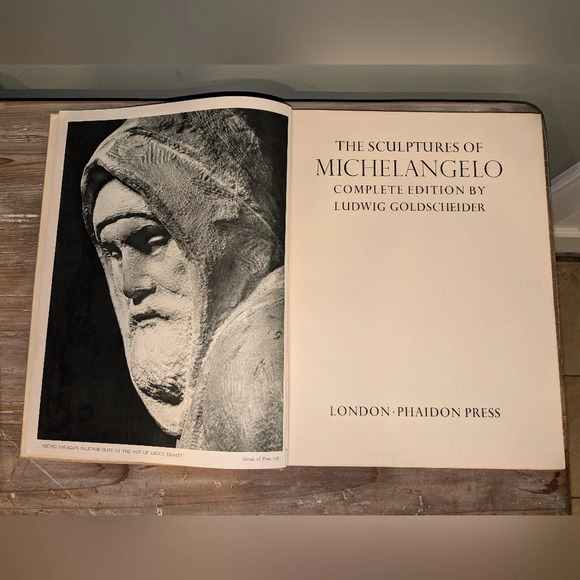 Michaelangelo, The Sculptures, 2nd Edition - Ludwig Goldscheider 1950 Hardcover - Picture 5 of 13